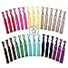 Ribbon Hair Bands No Tangle No Crease Ties - Rainbow Color 30 Pack