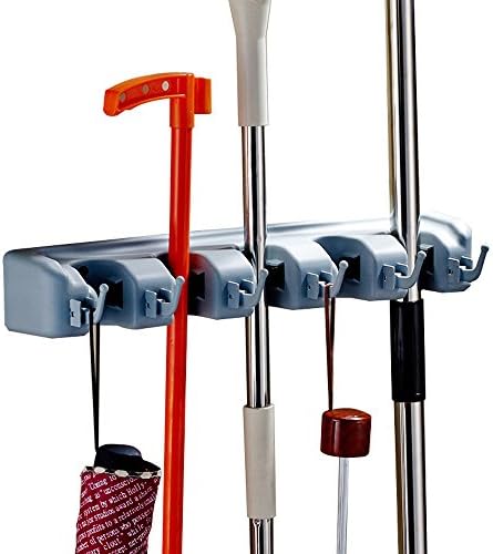 Li Da Sen Broom Holder and Garden Tool Organizer for Rake or Mop Handles Up To 1.25-Inches