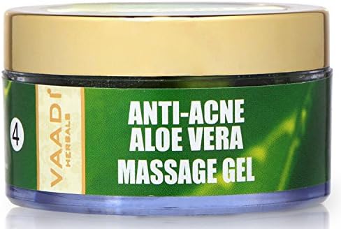 Vaadi HerbalsMassage Gel - All Natural Herbal Gel - 50 Grams - (Anti-Acne Aloe Vera Massage Gel)