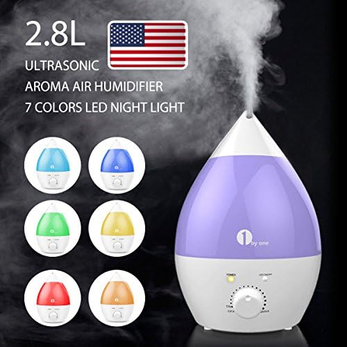 US Shipping 2.8L Ultrasonic Humidifier Steam Aroma Vaporiser Diffuser Purifier Cool Mist