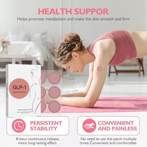 YOOJ® 30 Pcs GLP-1 Patches, Shaping and Beautifying the Body, Bidding Farewell to Excess Fat, Body Shaping Patch, Supports Skin Elasticity and Firming Contouring