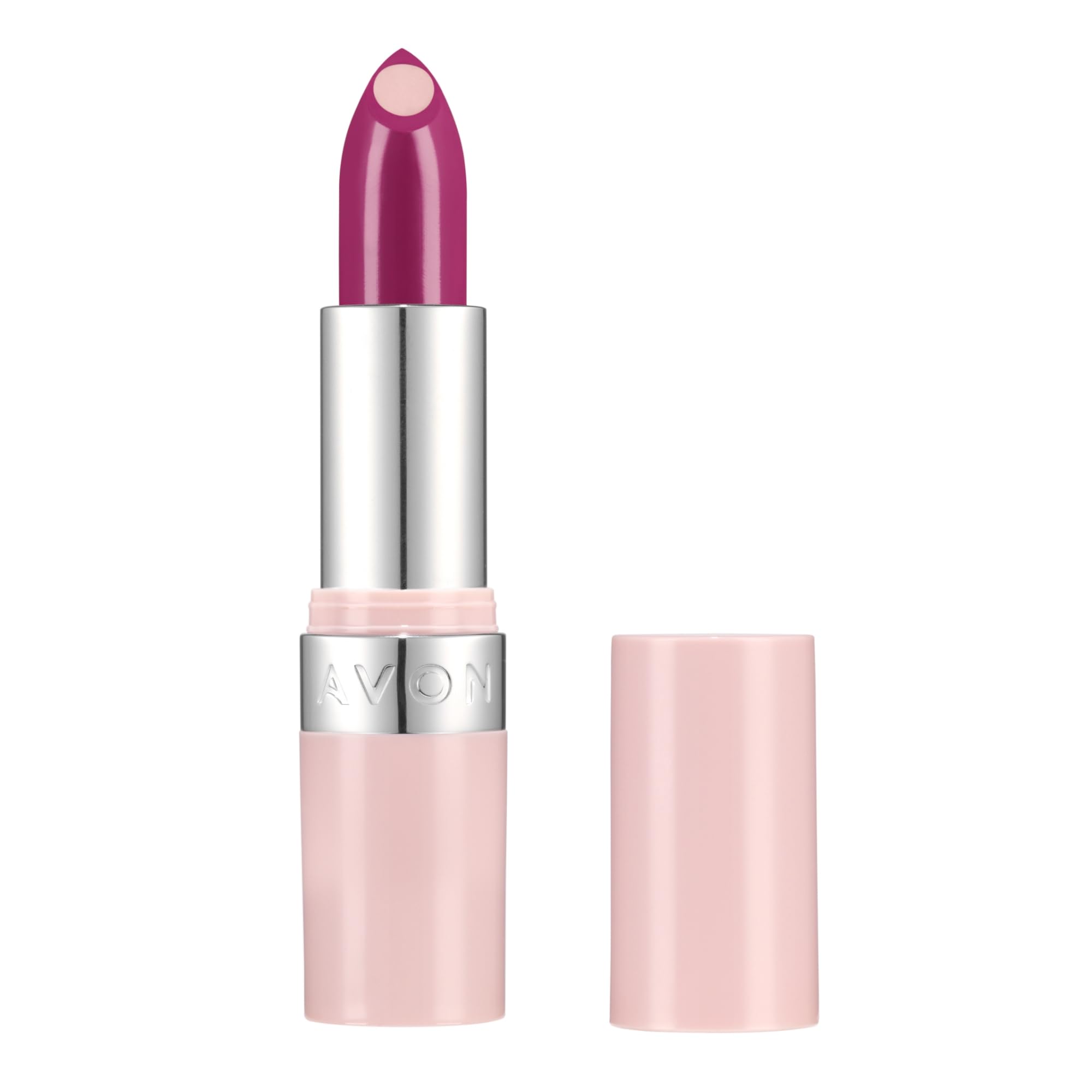 Avon Hydramatic Shine Lipstick 3.6g | Hydrating Intense Colour | SPF 20 | Plumper and Smoother Looking Lips | Cruelty Free | Hydra Shine Fuchsia
