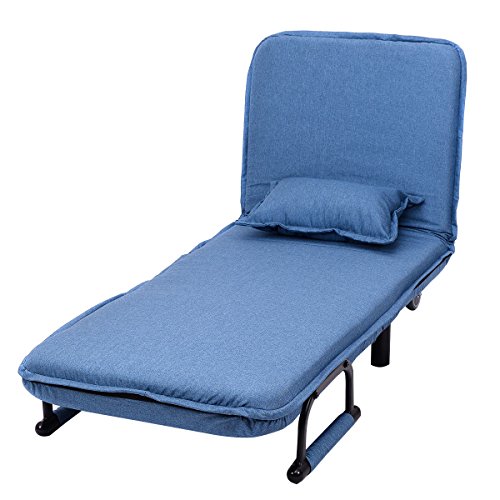 Folding Convertible Sofa Bed Arm Chair Sleeper Leisure Recliner Lounge Couch