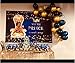 Elepplrty Navy Blue Latex Balloons and 12inch Gold Metallic Balloons Gold Confetti Balloons-50 Pack