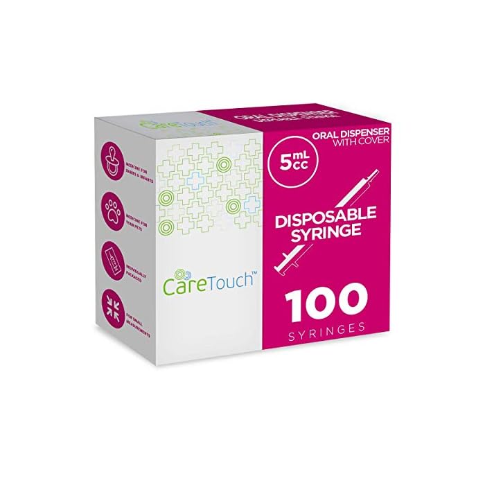 Oral Syringe 5ml - 100 ct, No Needle