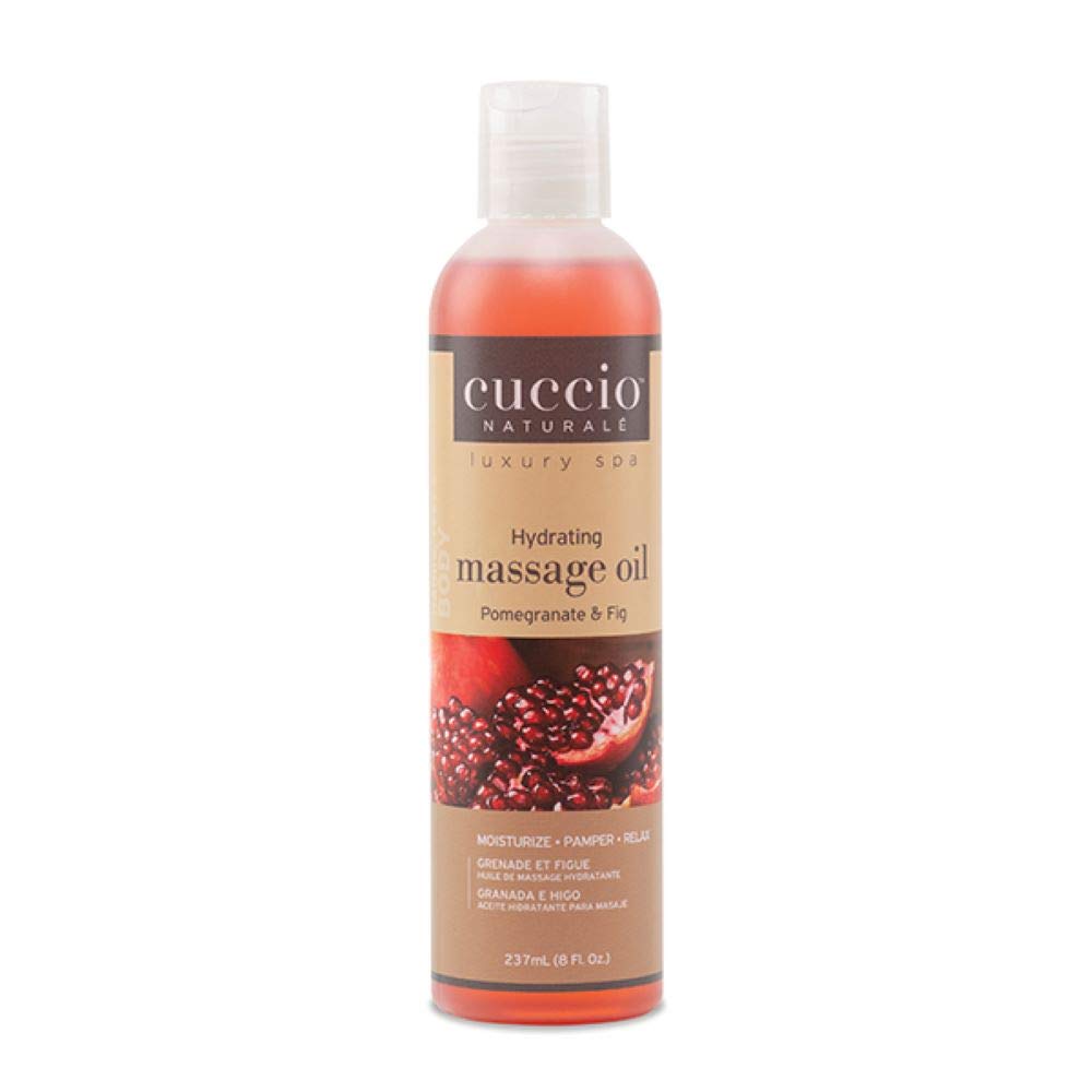 Cuccio Hydrating Massage Oil 237ml (8oz) - Pomegranate & Fig, White