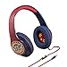 eKids Wonder Woman Over The Ear Headphones with in Line Microphone Black