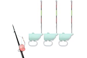 High Sensitivity Night Fishing Float Bite Alert for Fishing Rods, Smart LED Luminous Hook Alarm, Waterproof Buzzer Detector f