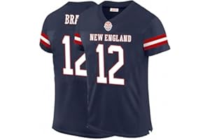 CYNOSUREGEM Custom Mens/Youth Football Stitched T-Shirt for Sports Fan No Brand/Logos