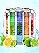 SH&H 27oz Tritan Fruit Infuser Water Bottle, Multi Color