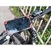 Bike Mobile Phone Security Rubber Bands Grips Replacement Rubber Silicone Straps for Universal Bike Motorcycle Handlebar Fits All iOS Android Smartphone GPS other Devices 2pcs(Black & Red)