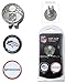 Team Golf NFL Denver Broncos Cap Clip With 2 Golf Ball Markers Golf Cap Clip with 2 Removable Double-Sided Enamel Magnetic Ball Markers, Attaches Easily to Hats
