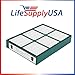HEPAtech Filter Replacement Compatible with Hunter 30936 Quiet Flo Air Purifiers 30058 30085 30090 30095 30105 30117 30119 30130 36095 36117 36127 37090 30999 by LifeSupplyUSA