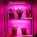 Grow Light Strip Kit 45W, 4 pcs 16 Inches LED Grow Light Strips with Extension Cables, Mounting Accessories for Greenhouse,Grow Shelf. Perfect for Germination, Seedling, Indoor Growing-(4-Strip-Kit)thumb 2