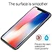 IVSO iPhone X Tempered-Glass Screen Protector, [Crystal Clearity] [Scratch-Resistant] [No-Bubble Easy Installation] for Apple iPhone X Edition Smartphone (Clear)