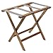 Wooden Mallet Deluxe Straight Leg Luggage Rack, 20