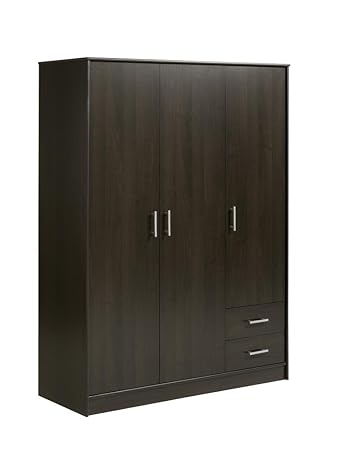 Habitat Et Jardin 50 X 180 Cm Soft 3 Door Wardrobe 133 X
