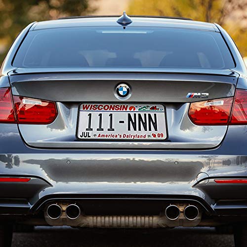 Manelord License Plate Frame - Silicone Version License Plate Frame with Anti-Impact, Waterproof, Shockproof for Automotive License Plate - Thumbnail 6