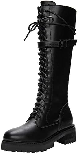Amazon シュウカ ロングブーツ ブーツ レディース 大きいサイズ オシャレ レディースブーツ エンジニアブーツ ジョッキーブーツ 黒 オシャレ レッド 小さいサイズ 乗馬 歩きやすい 疲れにくい 黒 インヒール 美脚 歩きやすい 疲れにくい シュウカ ブーツ ブーティ