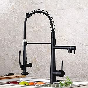 Grifo de fregadero de cocina estilo comercial de servicio pesado