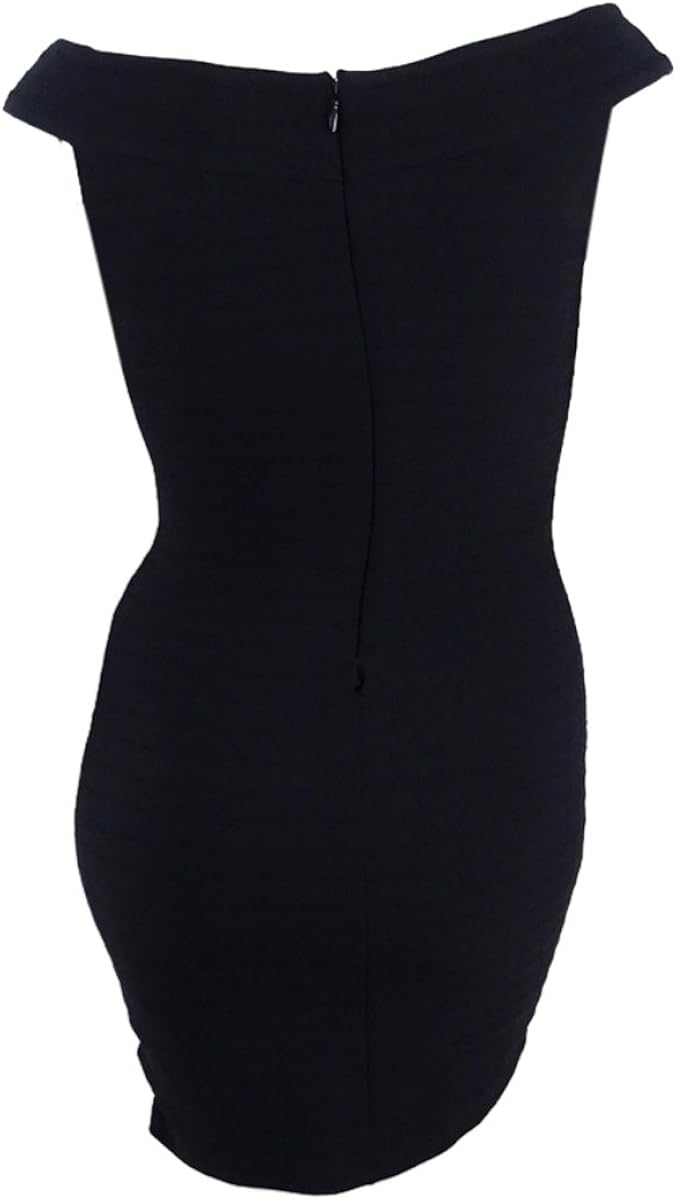 guess black bandage dress