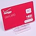 Verizon Nano SIM Card (4FF) Non-NFC for iPhone X, XR, XS, Max 8, 8 Plus, 7, 6, iPad Air with TrendON SIM Ejection Tool primary