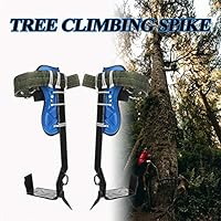 WANZZN Tree Climbing Spikes, Stainless Steel Non-Slip Multifunction Pole Climbing Spikes Hook, Tree Shoes Simple to Use for Hunting Observation Picking Fruit Advantage