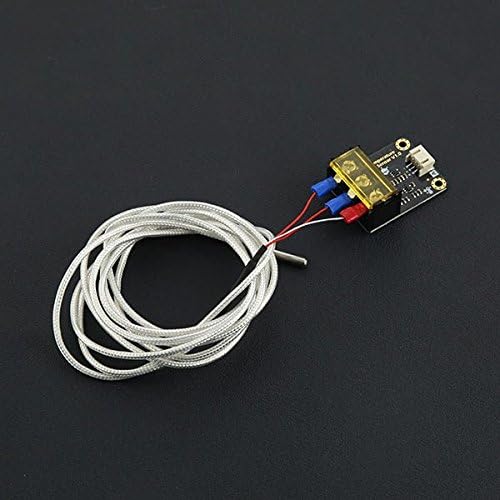 Angelelec DIY Open Sources Sensors, High Temperature Sensor, Selection of Common PT100 Resistance Temperature Sensor Probe as the Probe is Industrially by High Temperature Module, 3.3V-5.5V.