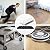 THINK ART Rug Grippers-12pc Premium Large Size Anti Curling Carpet Tape Rug Gripper, Ultra Stop Non-Slip Rug Pad Rug Gripper Pads Anti Curling Anti Slip for Corners and Edges Renewable