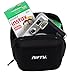 Nifty Mini Zippered Camera Case for the FUJIFILM INSTAX Mini-7s, Mini-8, Mini-25, Mini 50s, Mini 90 Neo Classic, and Polaroid 300 (Black)
