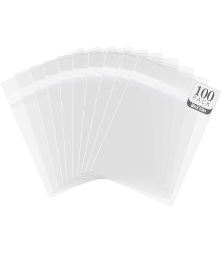 A2 Clear Plastic Envelope Bags - 5 7/8