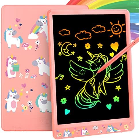16 Inch LCD Writing Tablet - Colorful Doodle Board Drawing Pad For Kids Educational Toy
