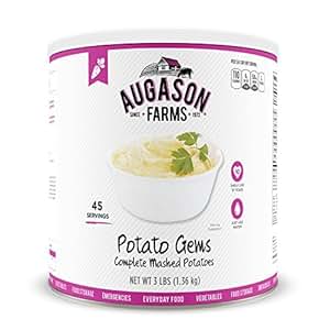 augason farms potato gems complete mashed potatoes no 10 can