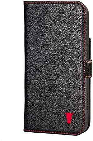 Torro Cell Phone Case Compatible With Iphone 13 Mini Quality Genuine Leather Cover With Card Slots And Horizontal Viewing Stand Black Price In Uae Amazon Uae Kanbkam