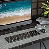 Jelly-Comb-Wireless-USB-Keyboard-and-Mouse-Combo-24G-Wireless-Rechargeable-Keyboard-and-Mice-Qwerty-UK-Layout-with-USB-Receiver-for-PC-Laptop-Computer-with-Windows-System-Space-Gray Jelly Comb Wireless USB Keyboard and Mouse Combo, 2.4G Wireless Rechargeable Keyboard and Mice Qwerty UK Layout with USB…