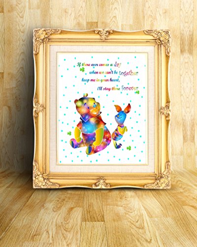 Uhomate-Nursery-Decor-Winnie-The-Pooh-Quotes-Winnie-The-Pooh-Baby-Home-Canvas-Prints-Wall-Art-Inspirational-Quotes-Wall-Decor-Living-Room-Bedroom-Artwork-C081-8X10