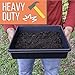 Square Nursery Pots Seed Starting Kit - 64 Seed Starting Pots and 4 Plastic Plant Trays | Plastic Plant Pots Bulk with Seed Tray | Seed Starter Pots and Seedling Starter Tray -by Mr Sprout