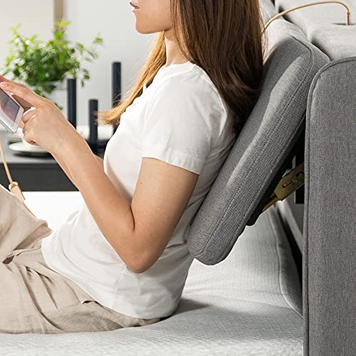 ZINUS Avery Platform Bed with Reclining Headboard and USB Ports / No