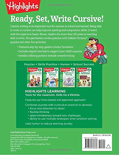 Handwriting: Cursive Practice (Highlights Handwriting Practice Pads) - Thumbnail 2