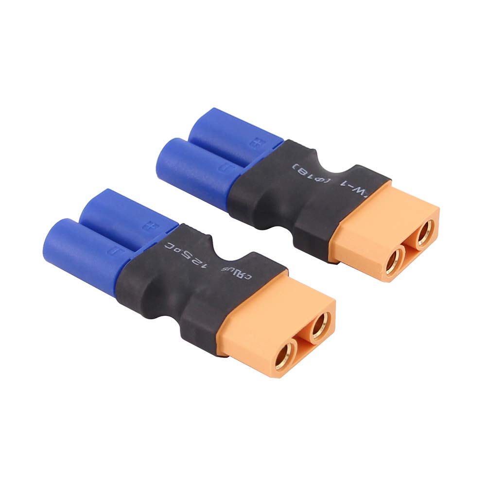 OliRC 2pcs Male EC5 to Female XT90 XT-90 Connector Adapter(C105-2)