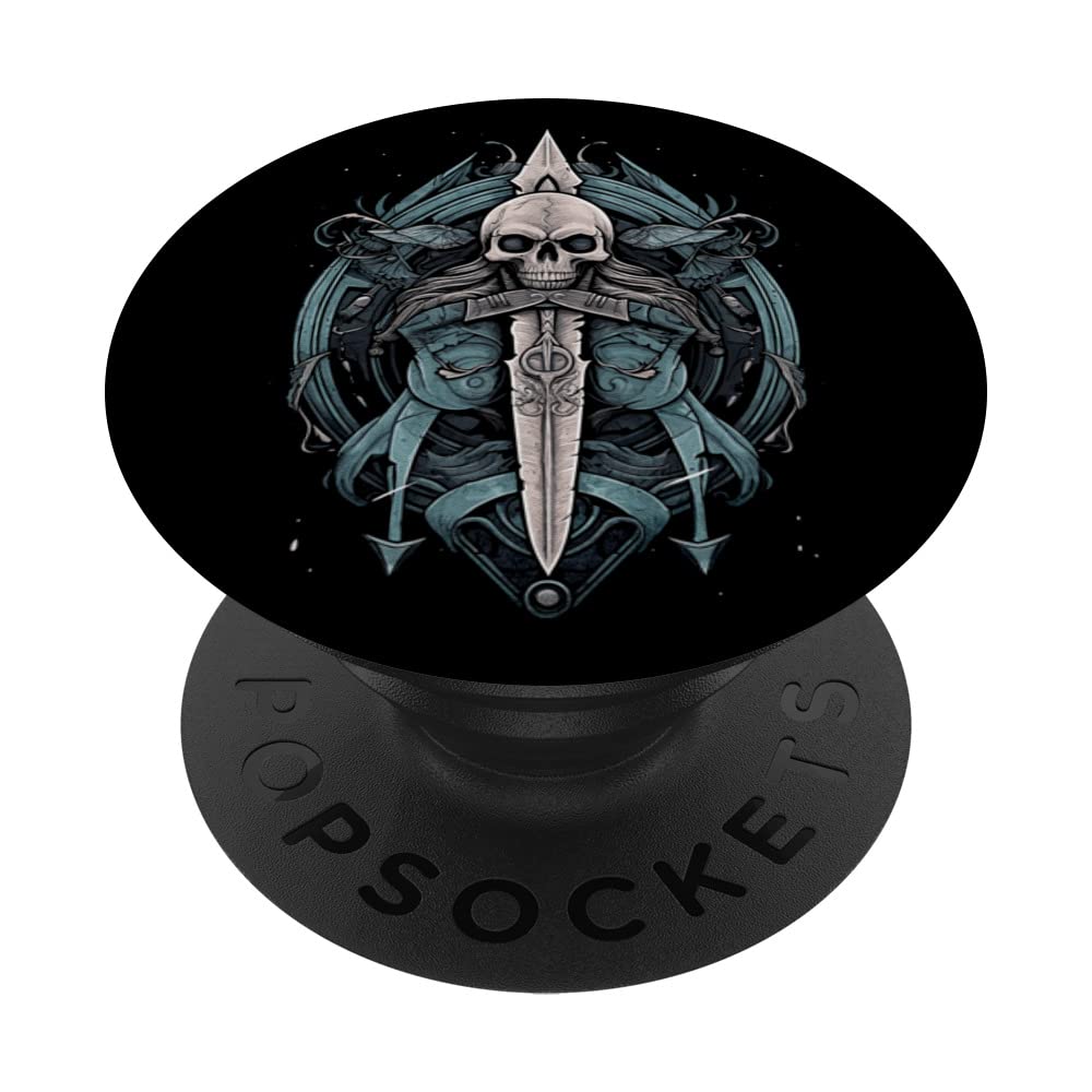 Dark Athame For Followers Of Wicca PopSockets Swappable PopGrip
