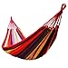 Laliva Camp Bedding – Outdoor Colorful Stripe Canvas Hammock Swing Lying Recline Bed for Camping Hiking Picnicthumb 2