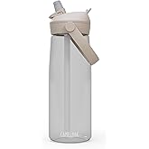 CamelBak Thrive Flip Straw Tritan Renew Water Bottle Clear, 25oz
