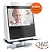 andColors Premium Stand for 1st gen. Echo Show. Convenient 360 Degree Rotation with Smooth Precision Ball Bearings. Screen Protector. Stable & Sturdy with Non-Scratch Surface.(Silver)