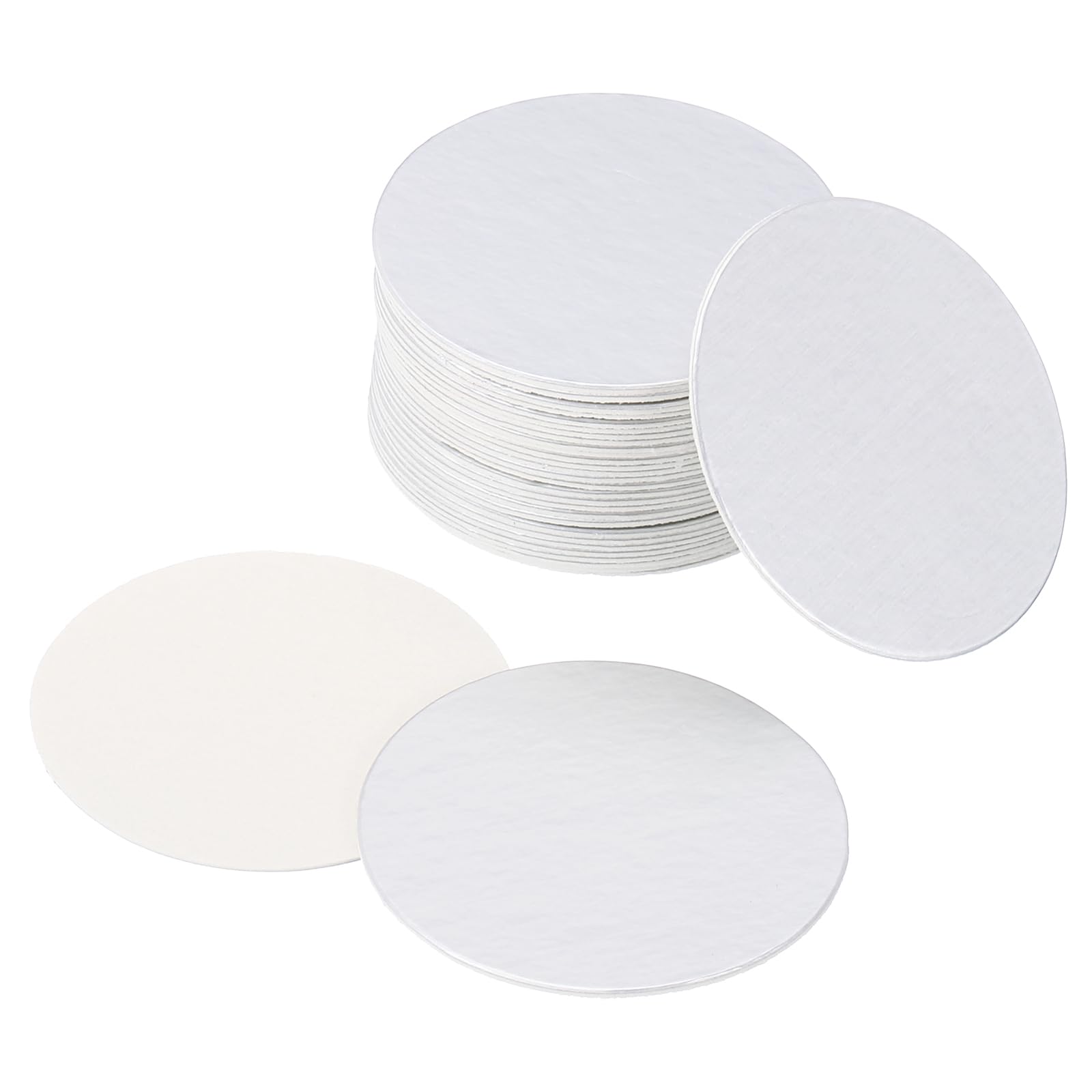 PATIKIL 30mm/1.18" Aluminum Foil Cap Liner, 150 Pack Resistant Tamper Induction Heat Sealer Sealing Liners for PET Plastic Bottle Jar Lid