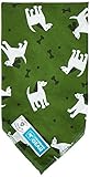 Guardian Gear Insect Shield Dogs and Bones Bandana, Green