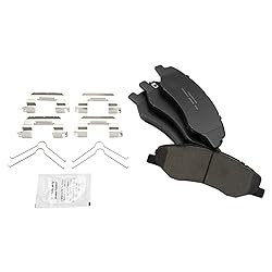 TRQ Front Brake Pads Ceramic Compatible with