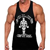 Gold's Gym Tank Top - Official Licensed - TT-1 (S, Black)