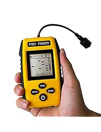 Updated Version   Venterior Handheld Fish Finder, Portable Fishfinder Fish Depth Finder with Sonar Sensor Transducer and LCD Display