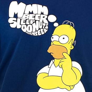 the simpsons pyjamas mens